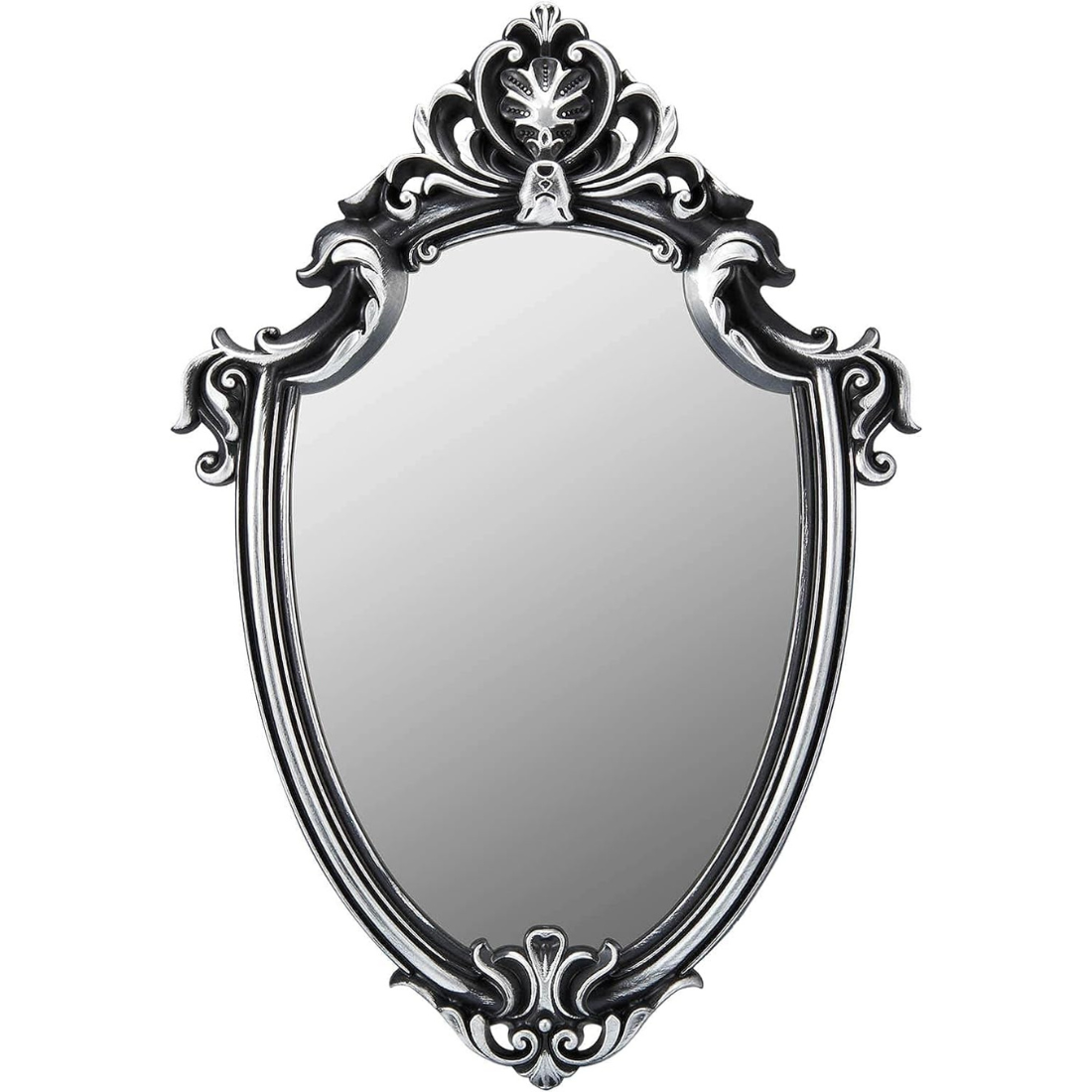 OMIRO Decorative Wall Mirror of Antique Shield Shape, 16" L x 11" W