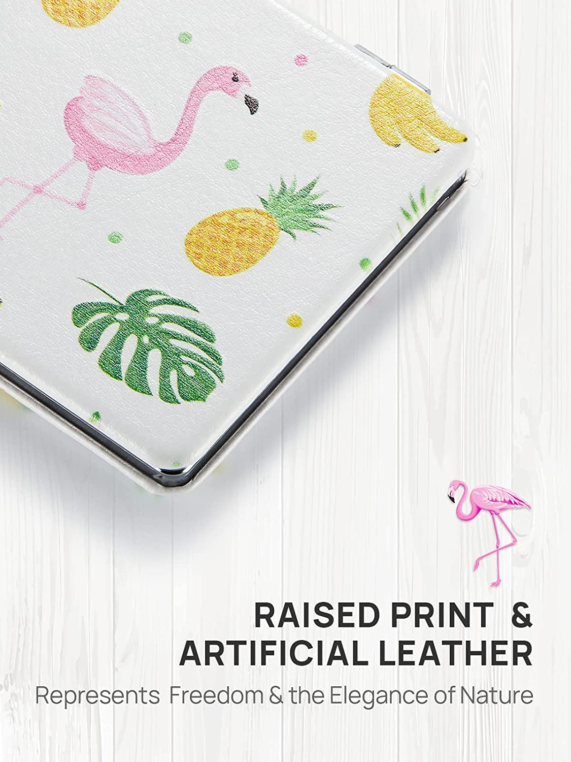 Omiro Patterned Compact Mirror