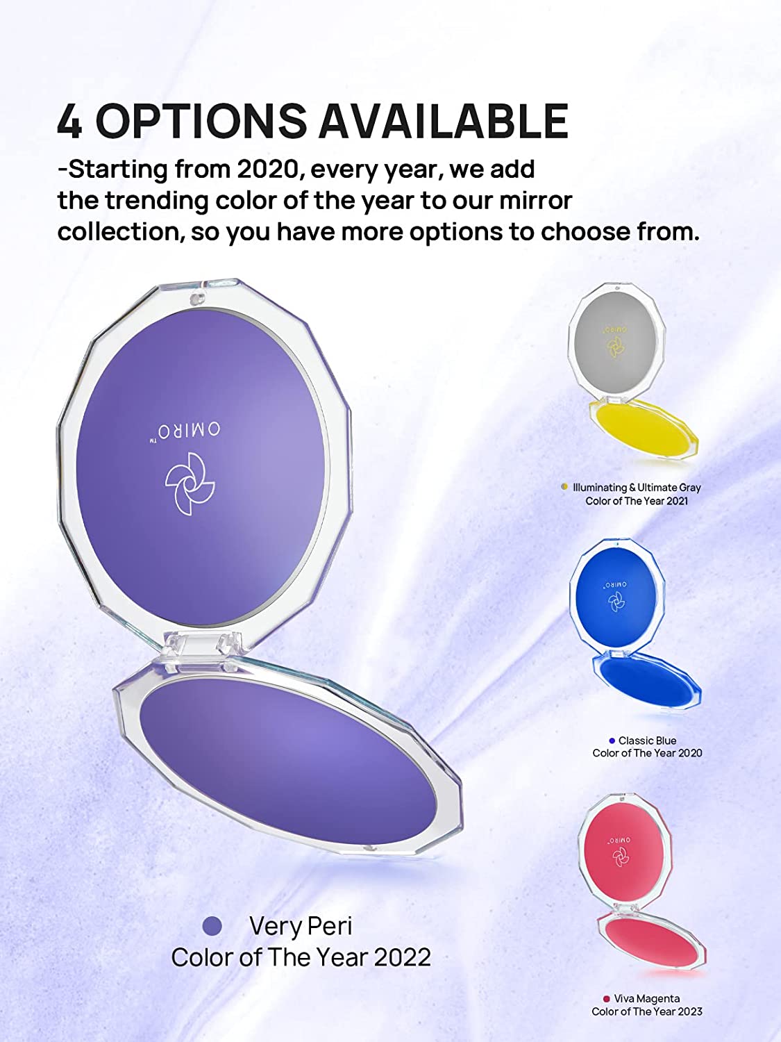 Omiro Color of the Year Compact Mirror