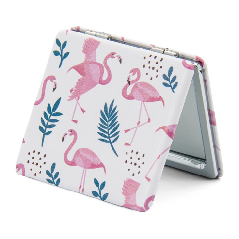 Omiro Patterned Compact Mirror