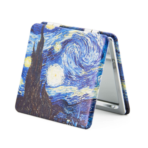 Omiro Patterned Compact Mirror