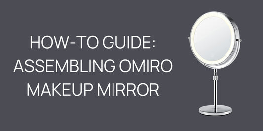 omiro makeup mirror with stand featured image