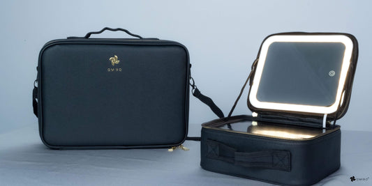 New OMIRO Travel Makeup Bag With LED Mirror: Launching Soon!