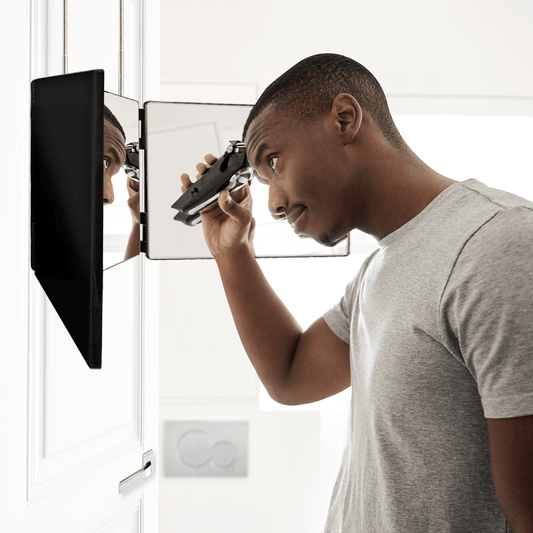 How to Do a Self-Haircut Using the Omiro 3 Way Mirror (A Step by Step Guide for MEN)