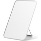 OMIRO Desk Makeup Mirror, 8 x 5 inches Table Mirror with Foldable Stand and Hanging Hole for Shaving and Travelling, White