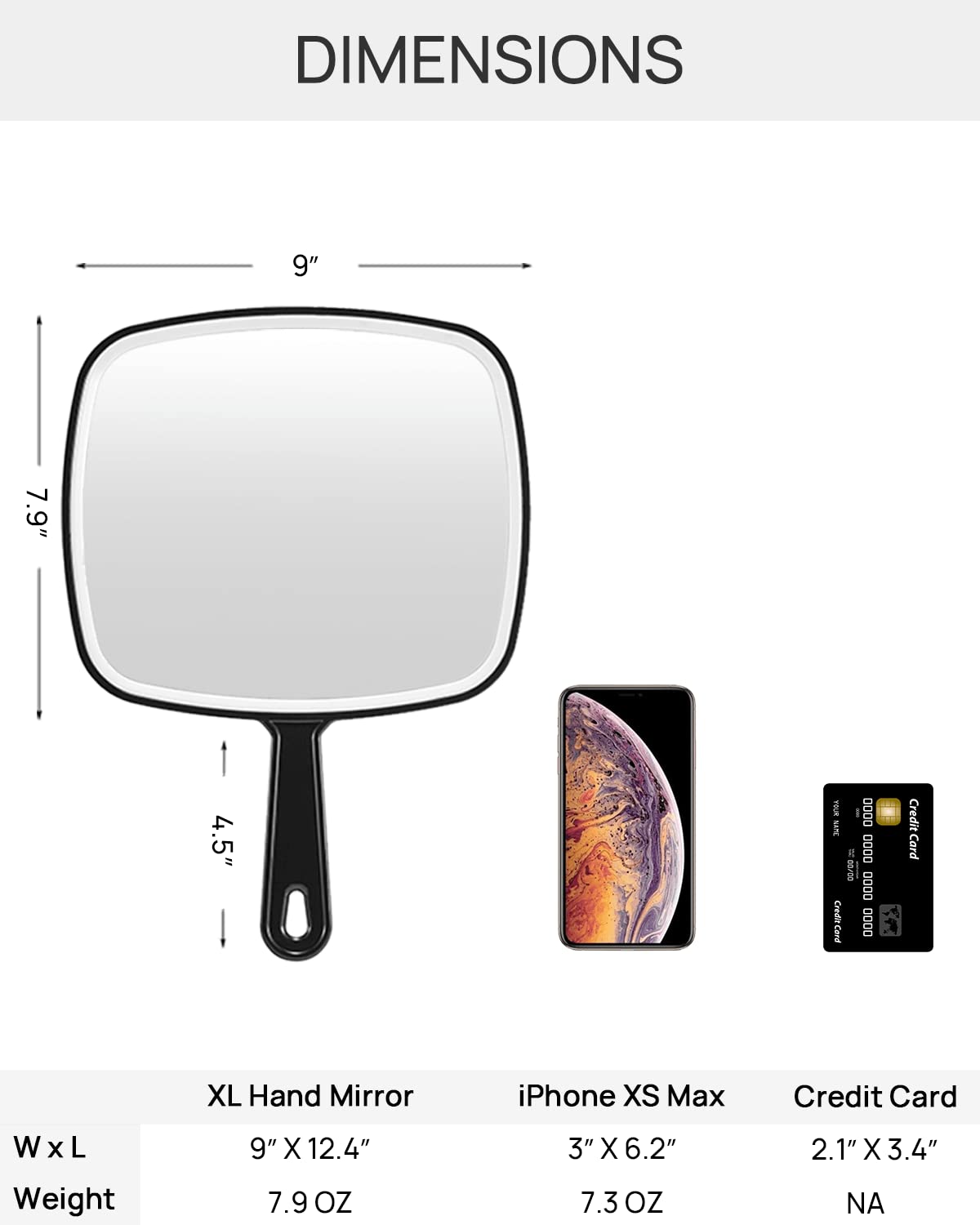 omirodirect handheld mirror