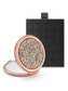 OMIRO 1X/10X Magnifying Compact Mirror, Small Crown Engraved Pocket Makeup Mirror Gift for Her Women Mom(Rose Gold)