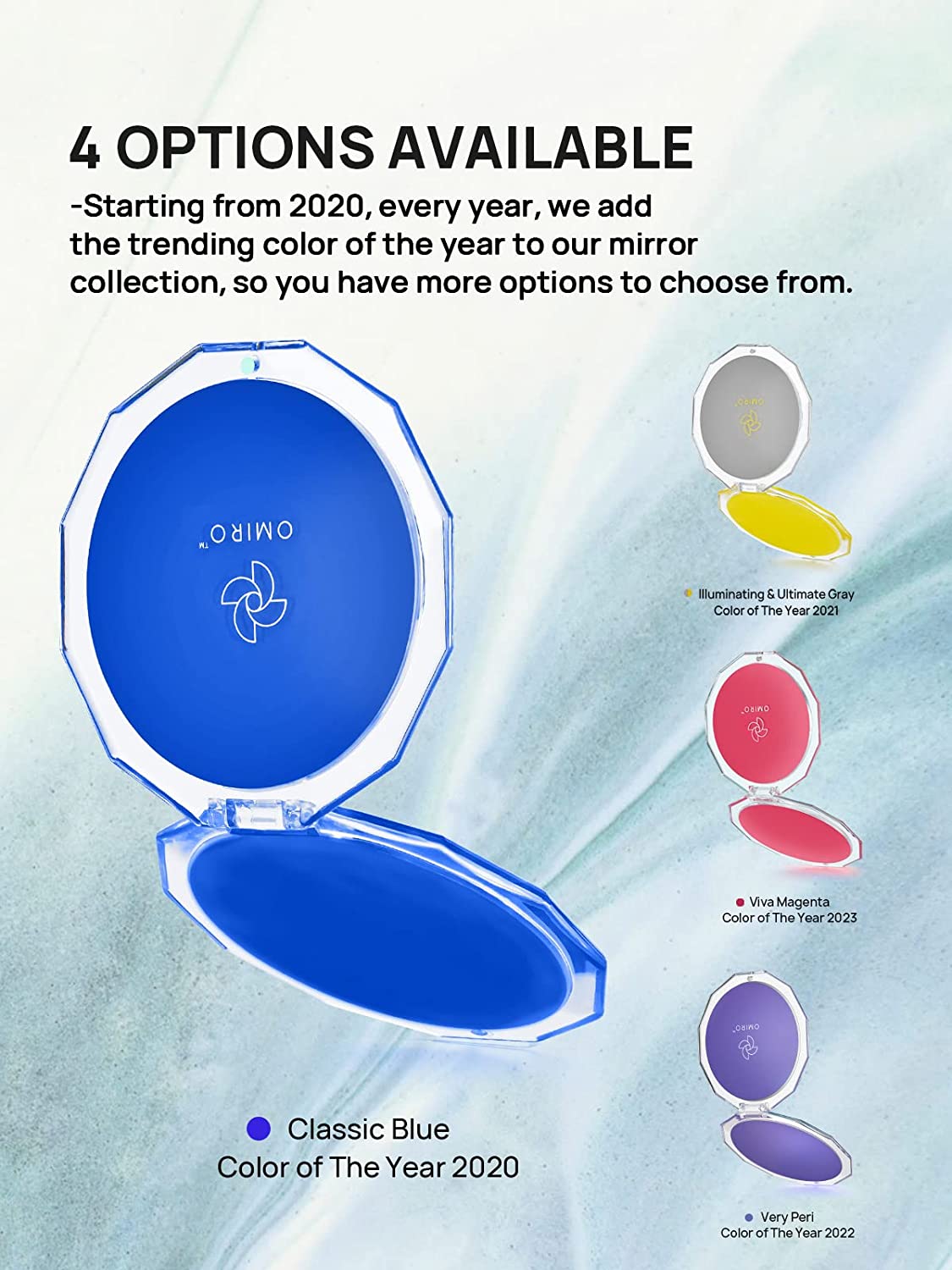 Omiro Color of the Year Compact Mirror