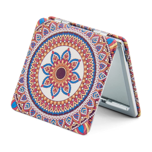 Omiro Patterned Compact Mirror