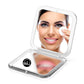 omirodirect compact mirror square silver