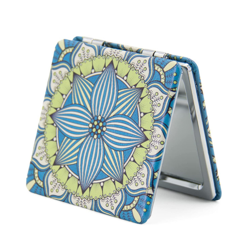 Omiro Patterned Compact Mirror