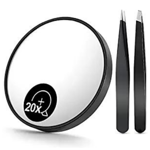 Omiro Magnifying Bathroom Round Mirror